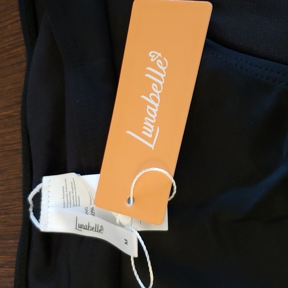 Lunabelle V Neck O-Ring Tankini Criss Cross Adjustable Straps Bathing Suit SZ M - Picture 13 of 14